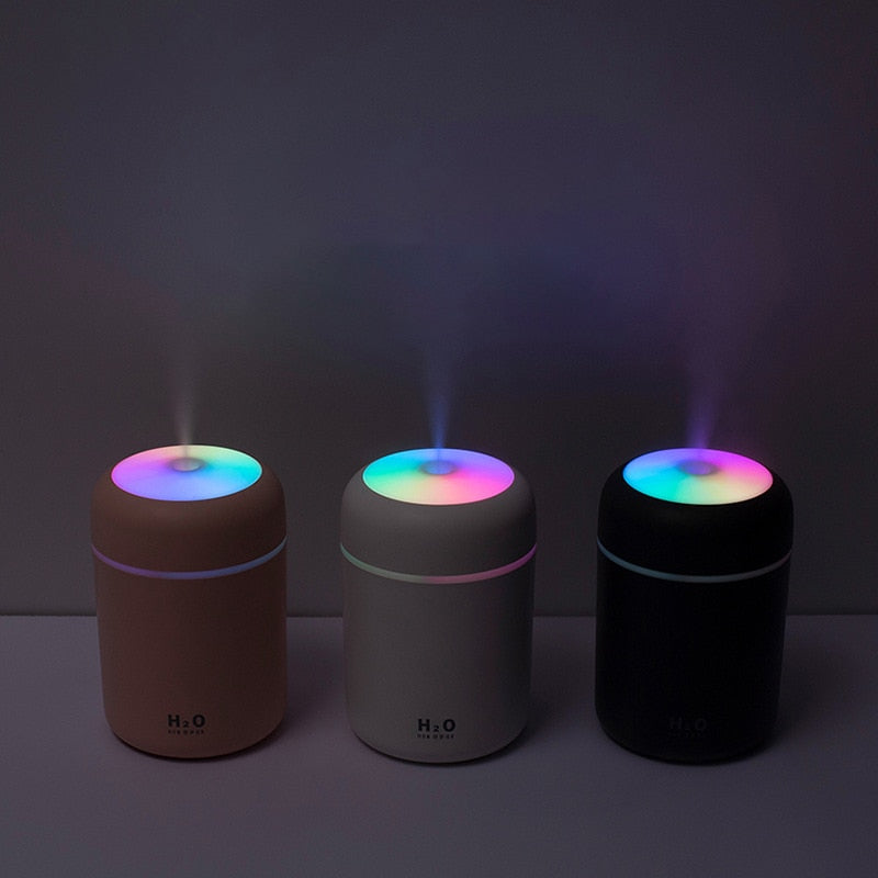 AquaMist Air Purifier - Colorful Lighting for Atmosphere