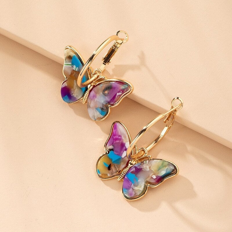 Elegant Butterfly Earrings - Elara 