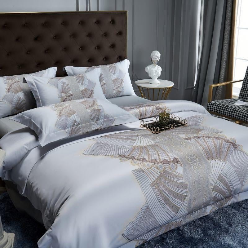 Silver Sails – Luxurious Egyptian Cotton Duvet Cover