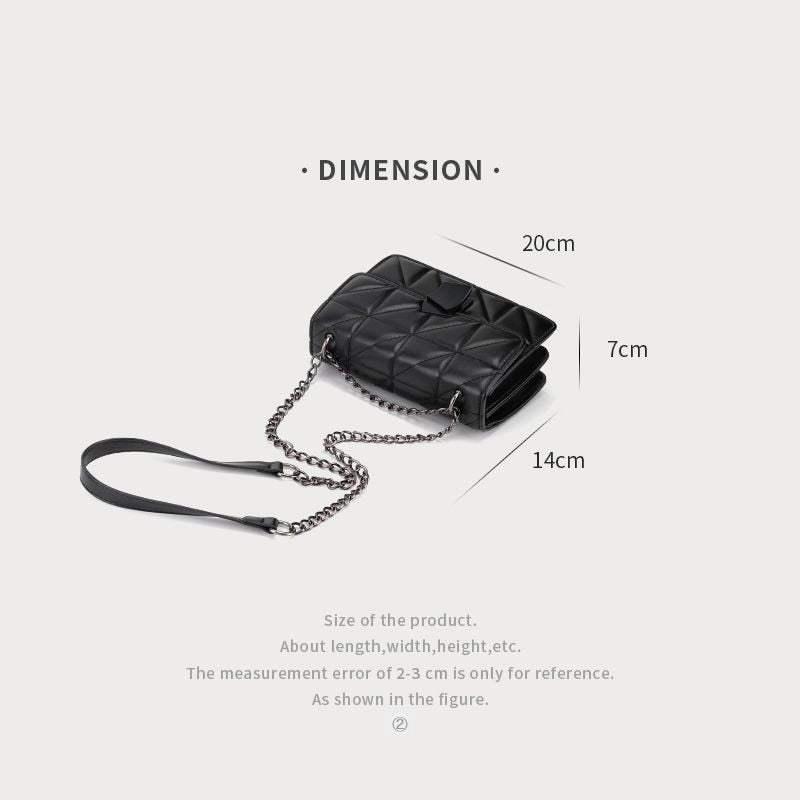 Lilly Luxury Bag – Designer Vintage Handbag with Check Pattern