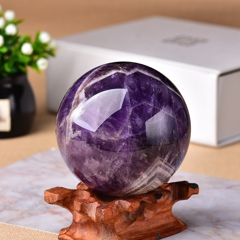 Amethyst Globe – Energy-filled Sphere Bomb for your Interior