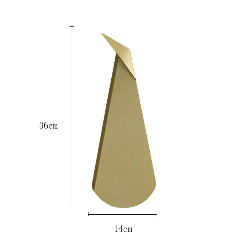 ElegantLuxe - Modern LED Vägglampa Påfågelfjäder