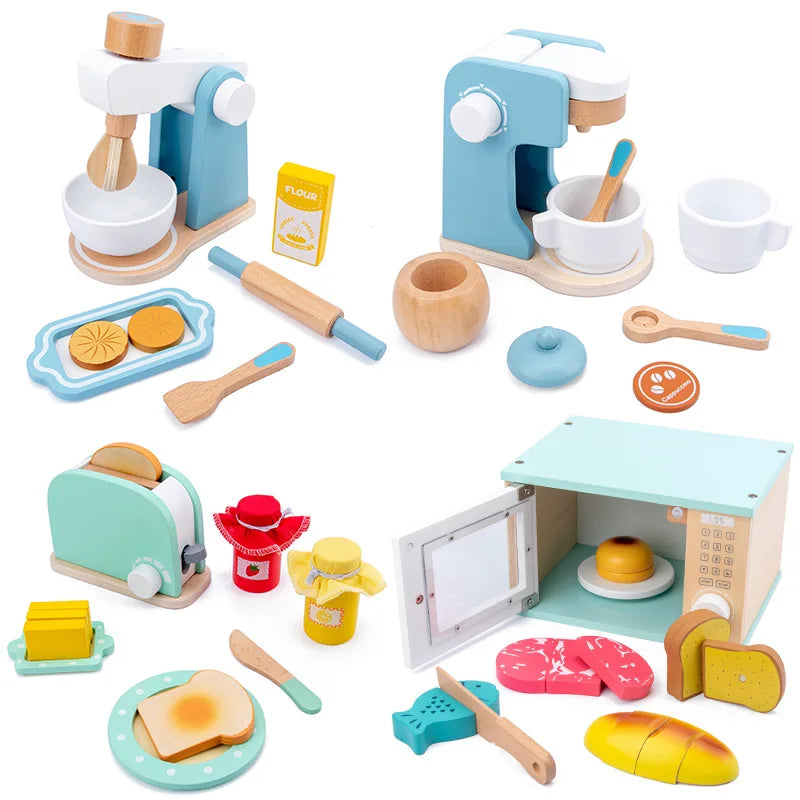 WoodPlay Set – Realistic Wooden Kitchen Playset