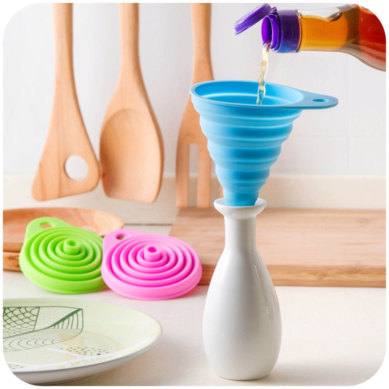 FoldEase Funnel - Practical Kitchen Tool for Quick Pours