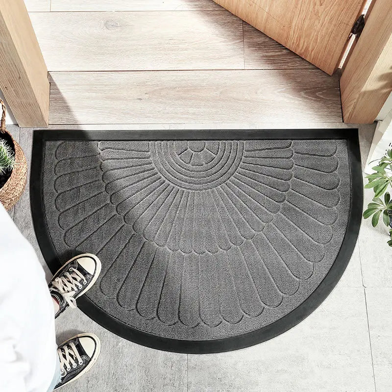 SoftNest - Luxurious Half-Round Bath Mat for Comfort