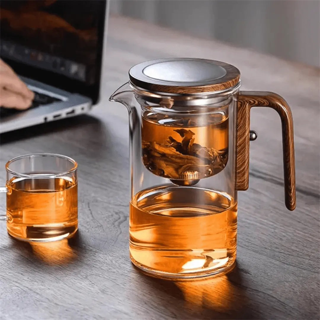 ClearBrew - Elegant Transparent Teapot for Coffee &amp; Tea