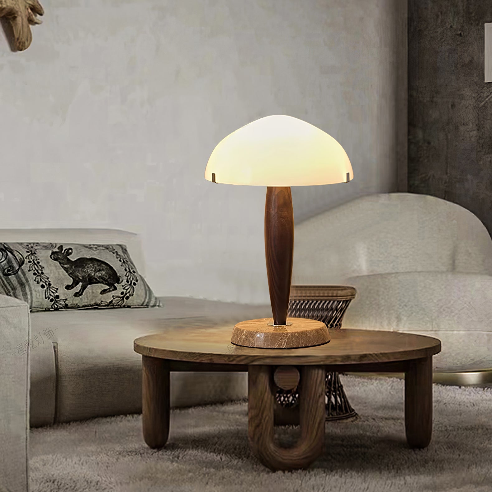 HeritageGlow Table - Tidös Table Lamp with Luxurious Materials