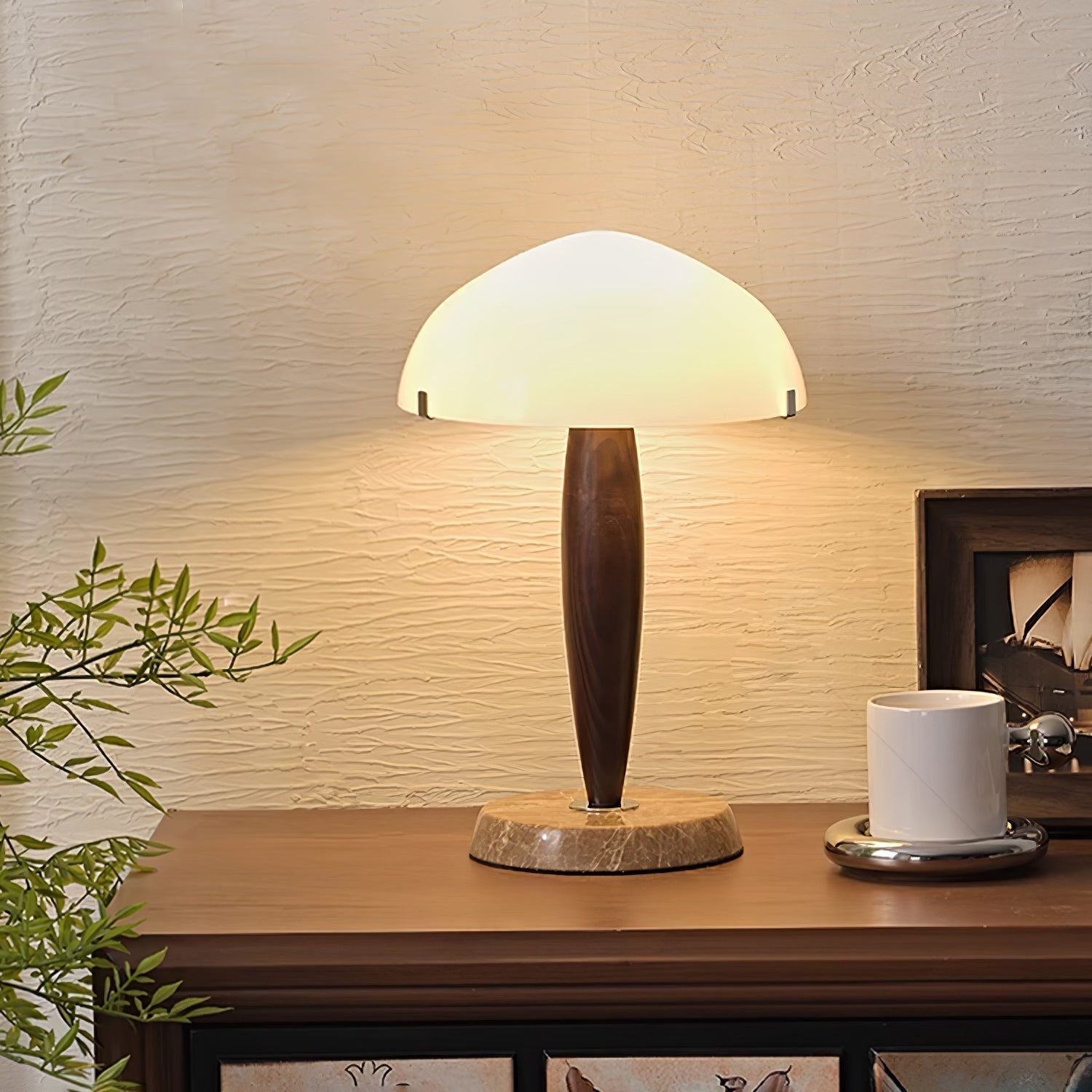 HeritageGlow Table - Tidös Table Lamp with Luxurious Materials