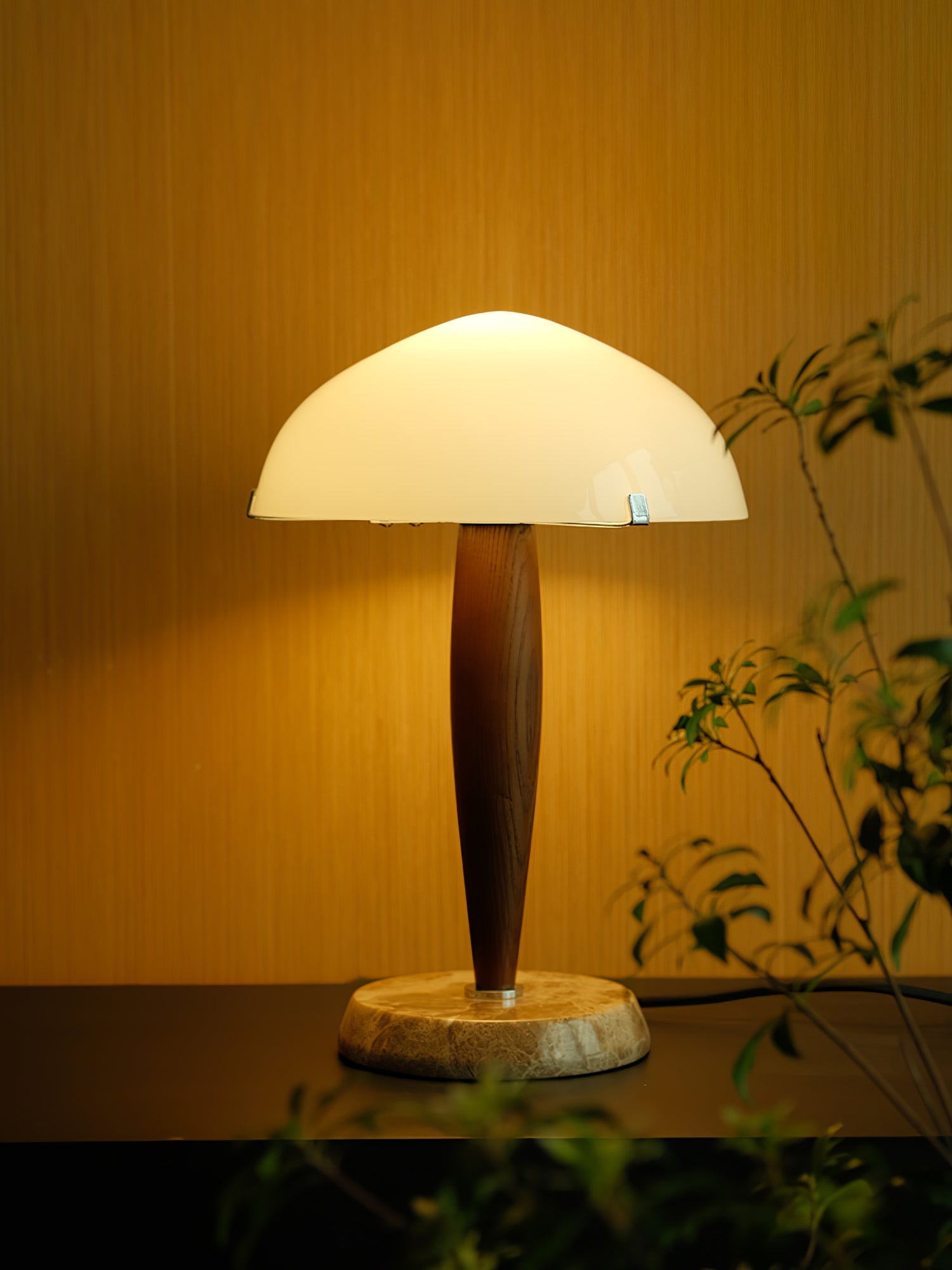 HeritageGlow Table - Tidös Table Lamp with Luxurious Materials