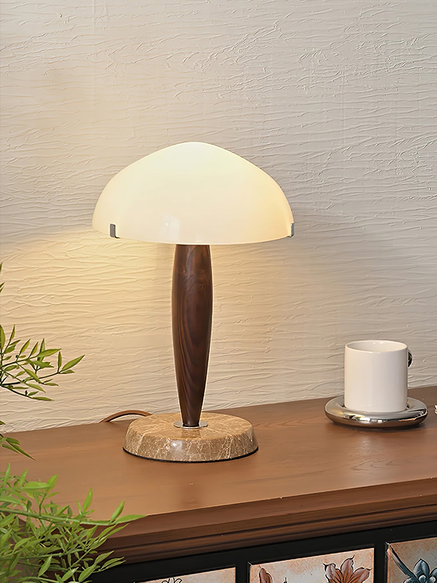HeritageGlow Table - Tidös Table Lamp with Luxurious Materials