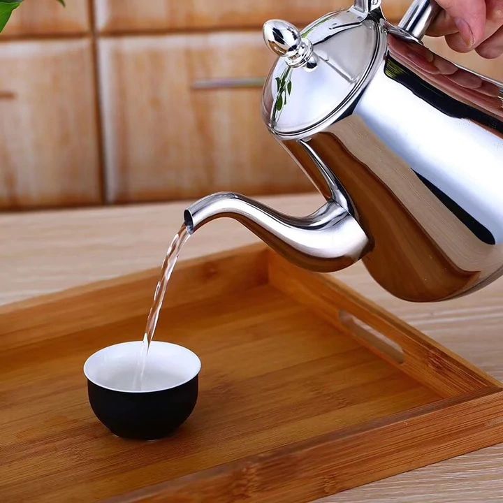 Stylish Infusio Teapot - in Stainless Steel for Perfect Teatimes
