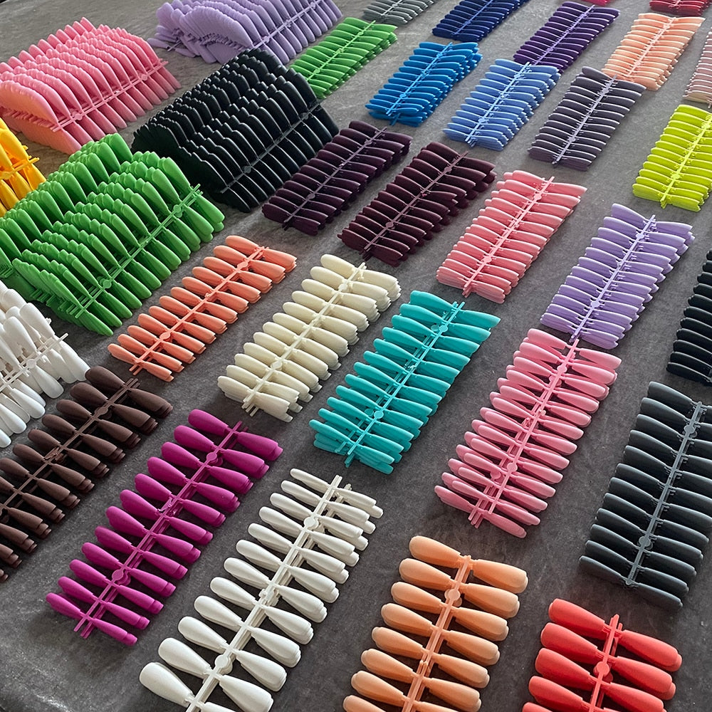 ChicNails - Matte Press On Nails Set 24 Pieces