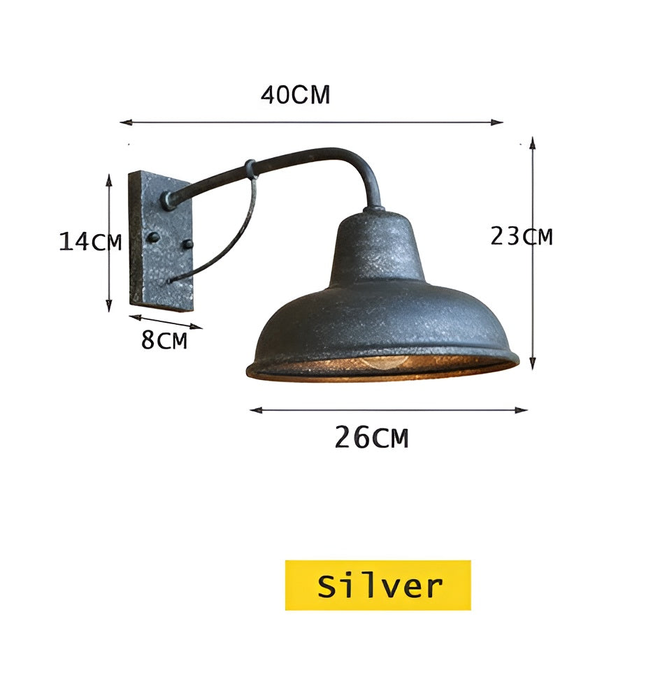 Vintage Farmhouse Lamp - Industrial Vintage Wall Lamp for Atmospheric Lighting