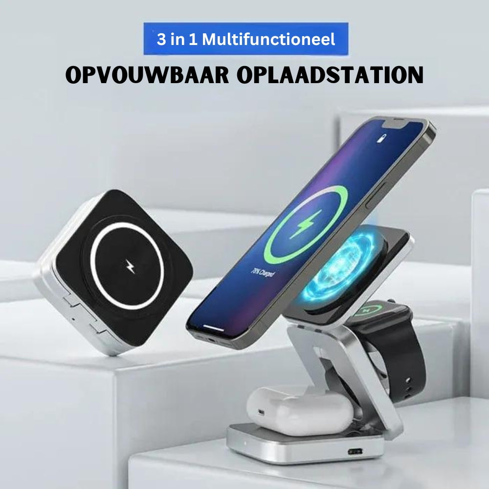 Infinite Power - 3-in-1 Wireless Charger for Smartphones 