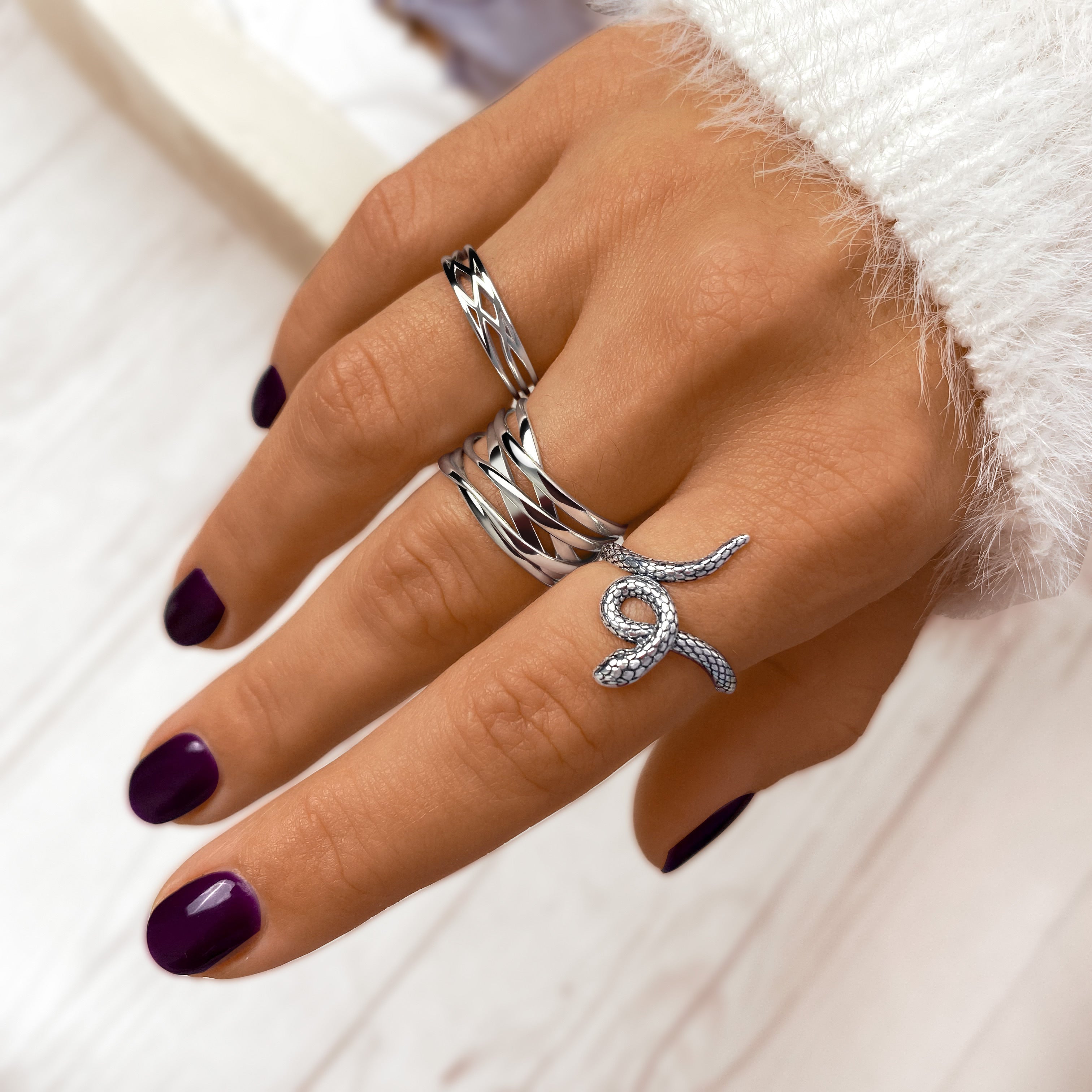 Elegant branched ring - Nora