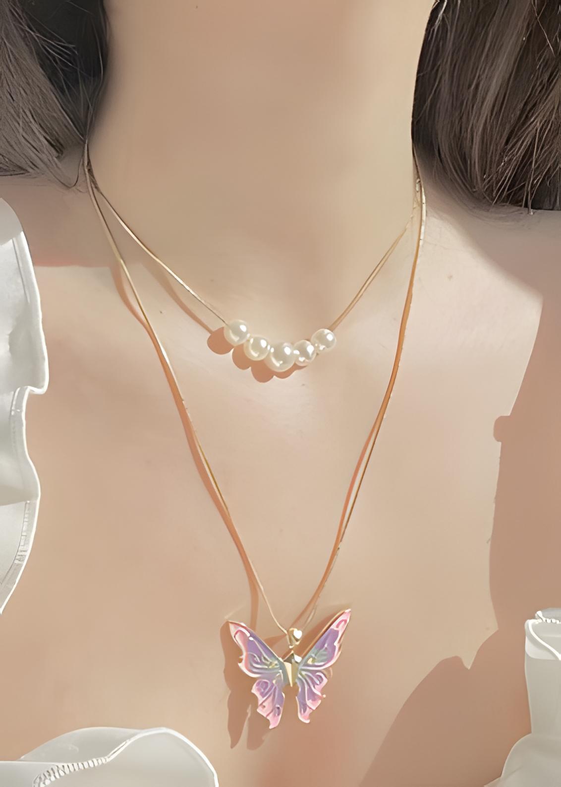 FairyWing Necklace - Enchanting Butterfly Pendant
