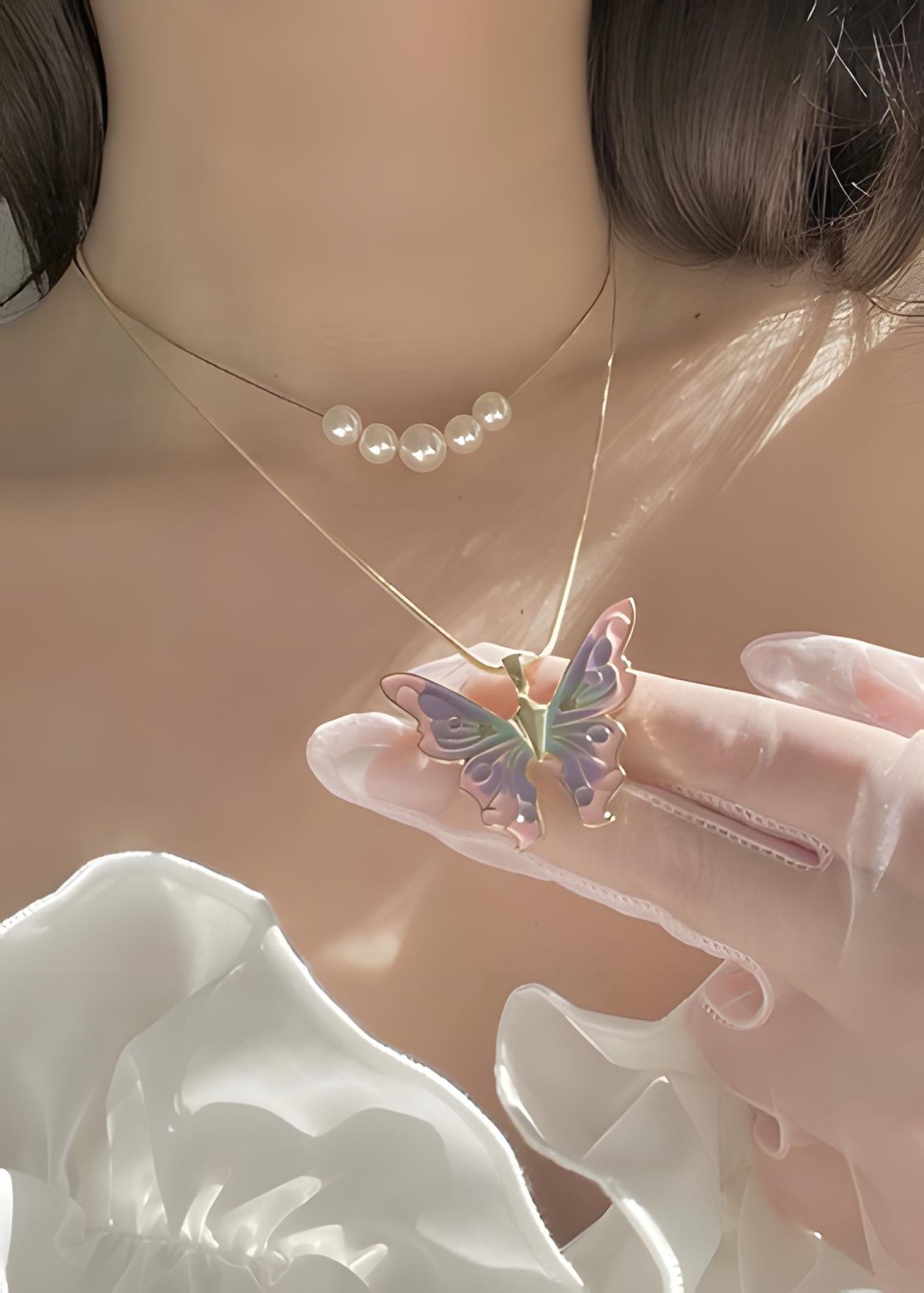 FairyWing Necklace - Enchanting Butterfly Pendant