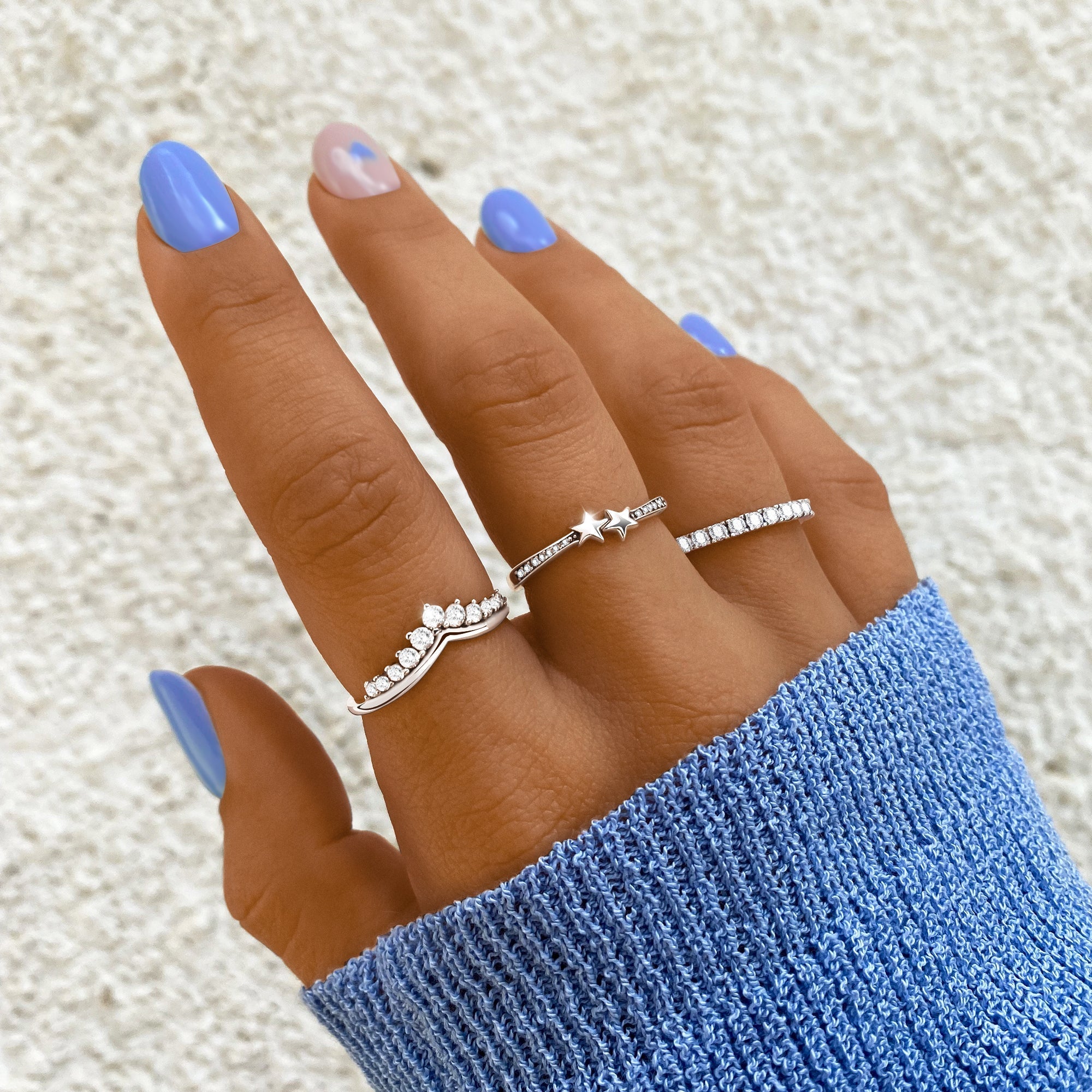 Allegra Zirconia Crown Ring - A Touch of Elegance