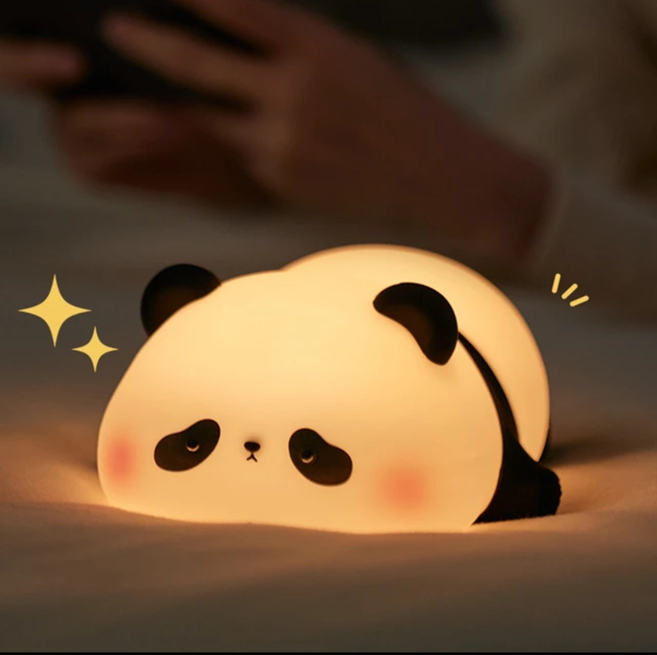 CuddlePanda Night Light - Colorful LED Panda for Kids