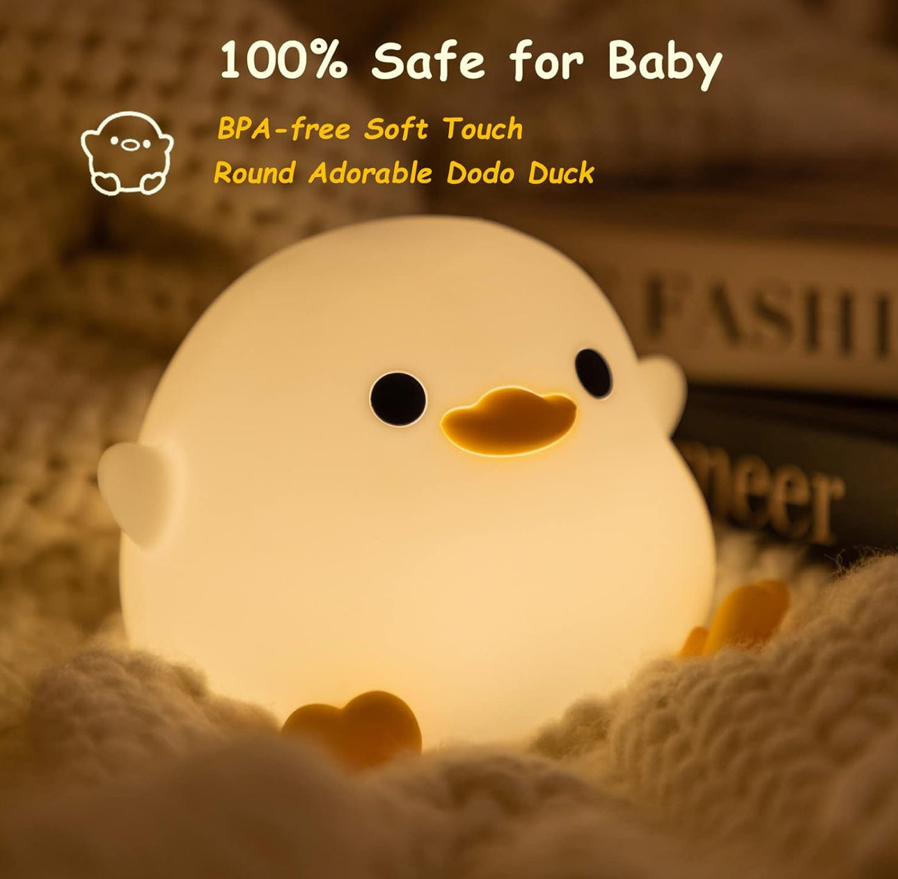 Stylish DuckieDream Light Automatic LED Duck Lighting 