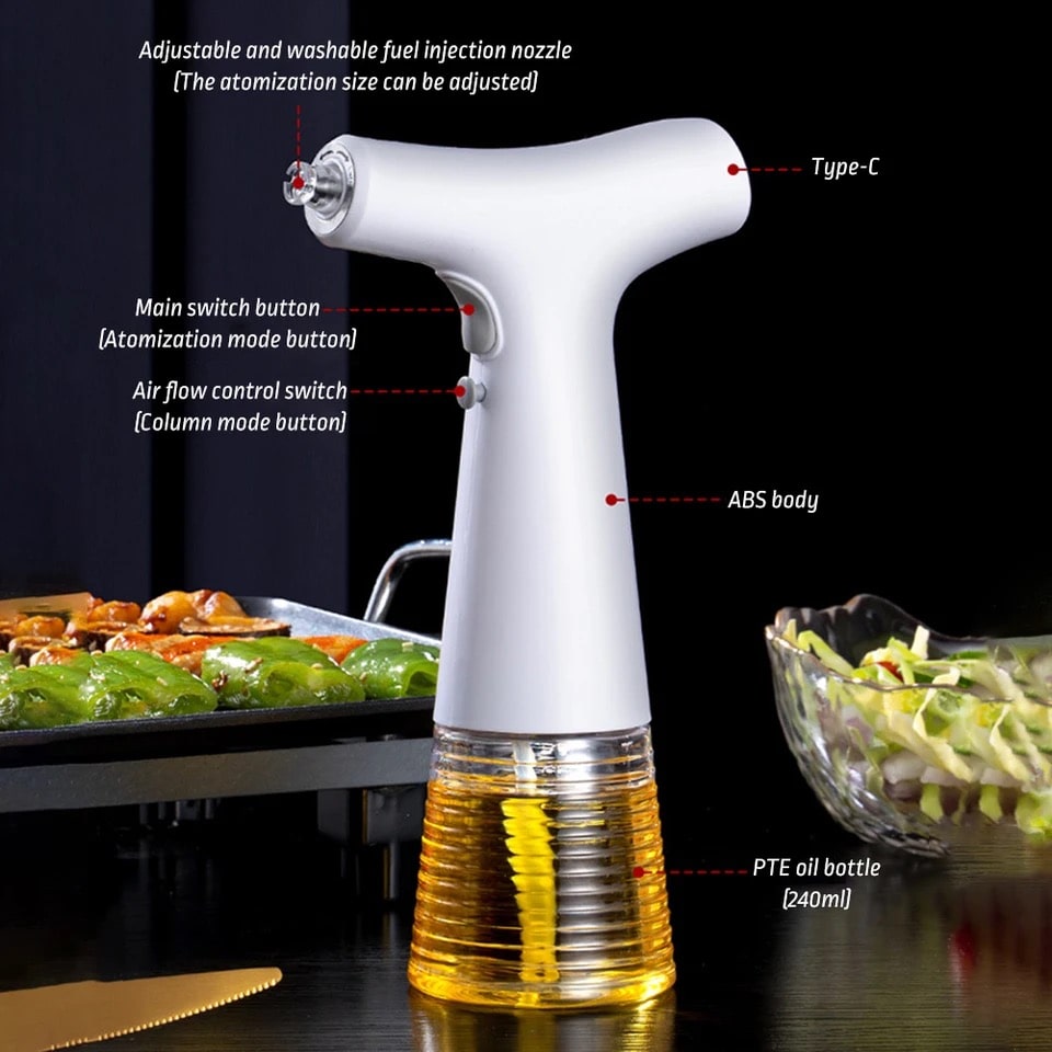 DuoSpray - Luxurious 2-in-1 Oil Dispenser for Cooking