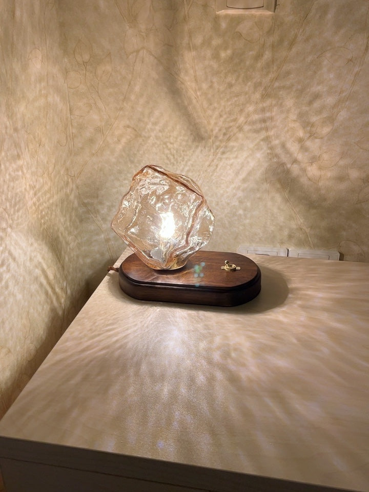 GlowCraft Table Lamp - Elegant Wireless Table Lamp with Motion Sensor 