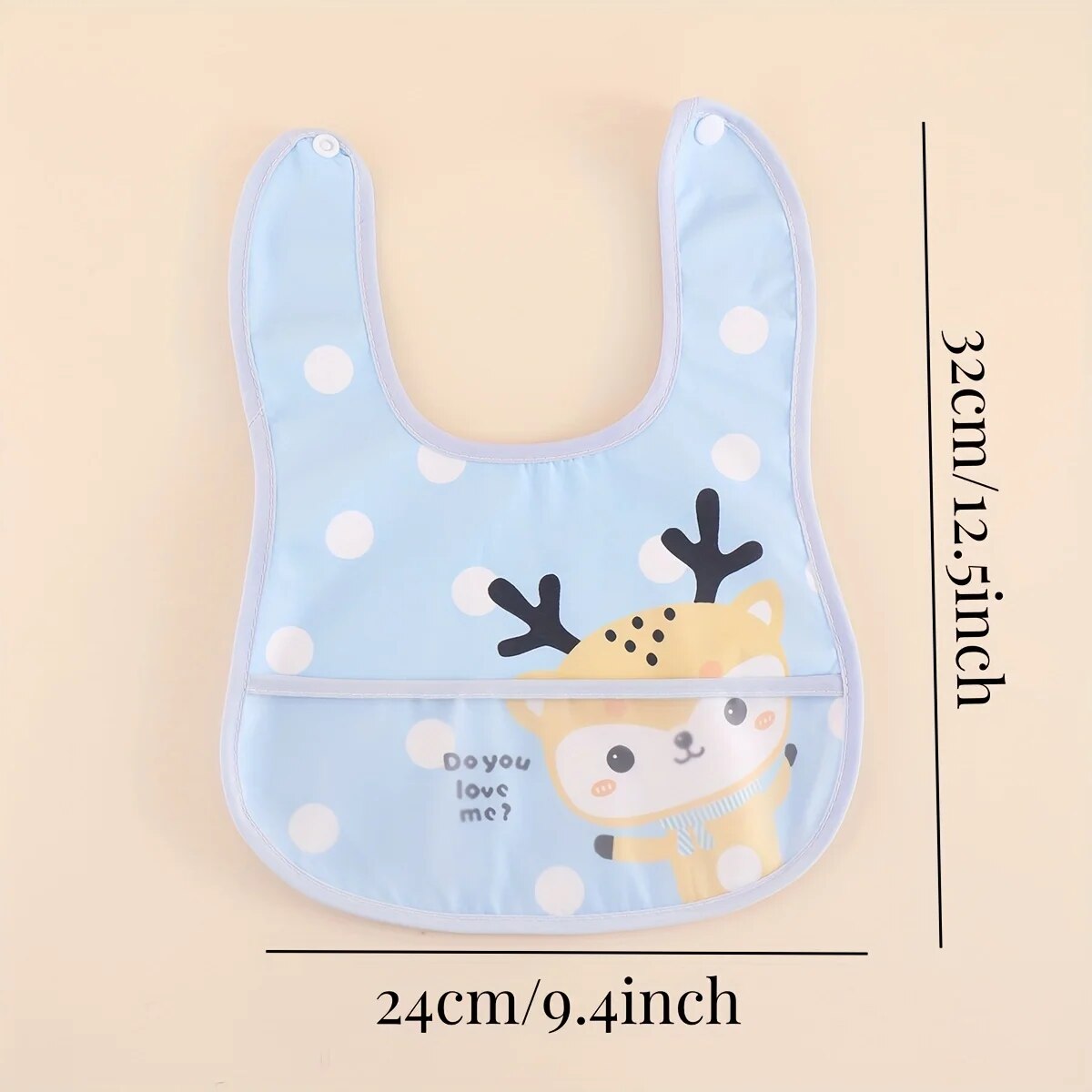 AquaGuard - Set of 5 Adjustable Baby Bibs