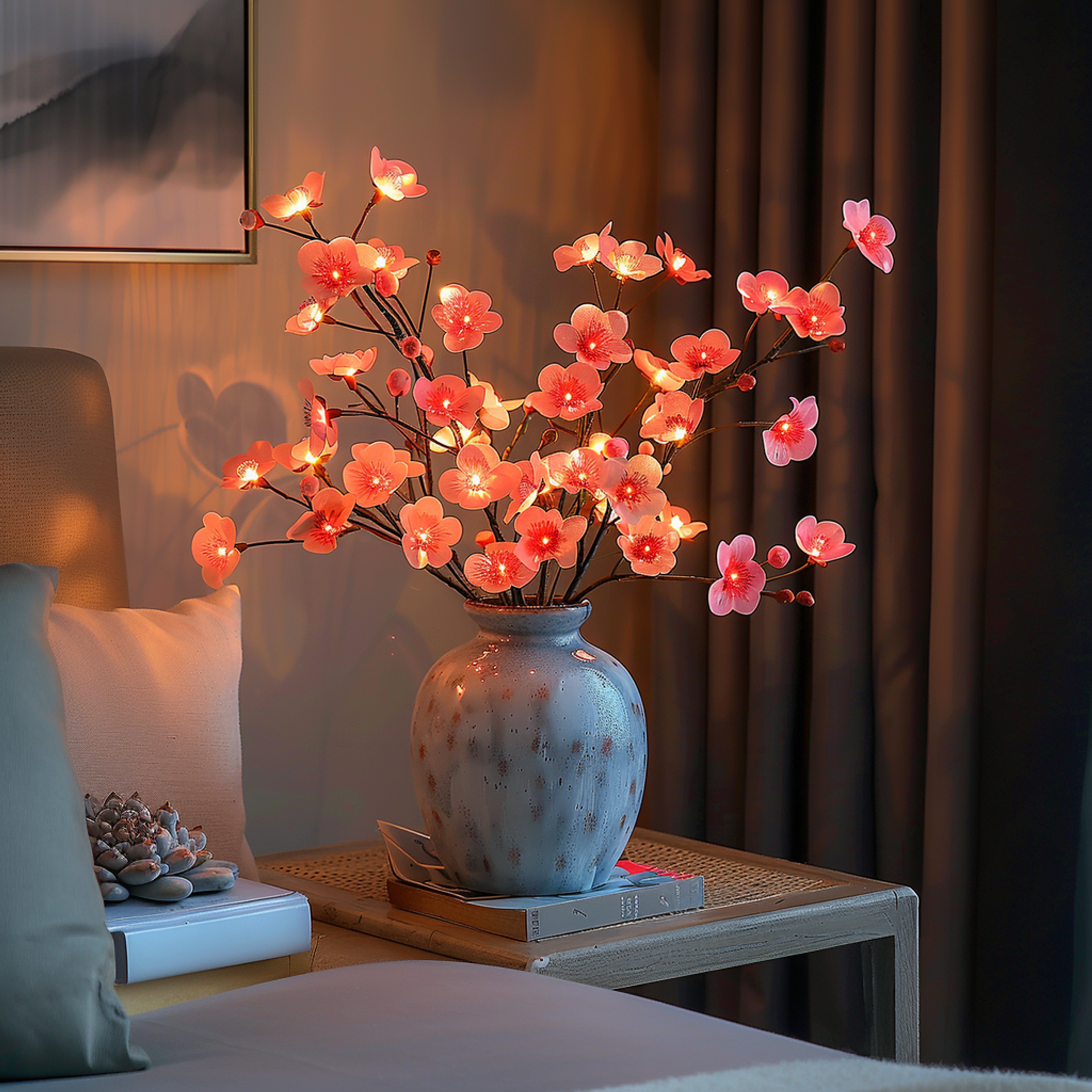 LumiVista - Magical Olive Branch Light String