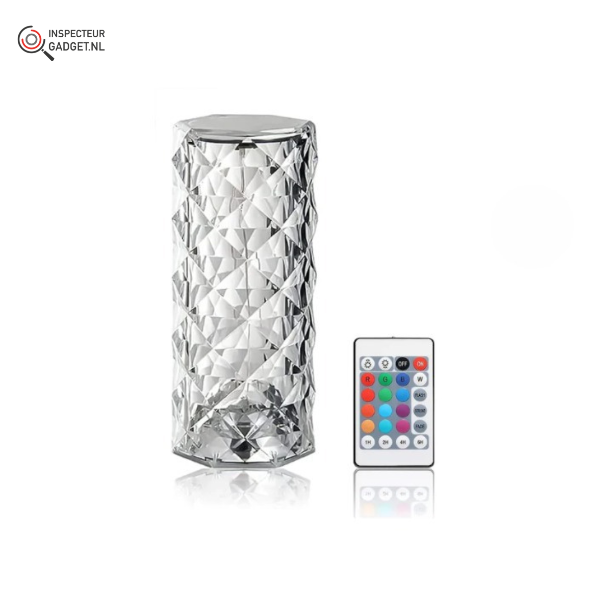 Kristallight™ - Filament lamp rechargeable table lamp