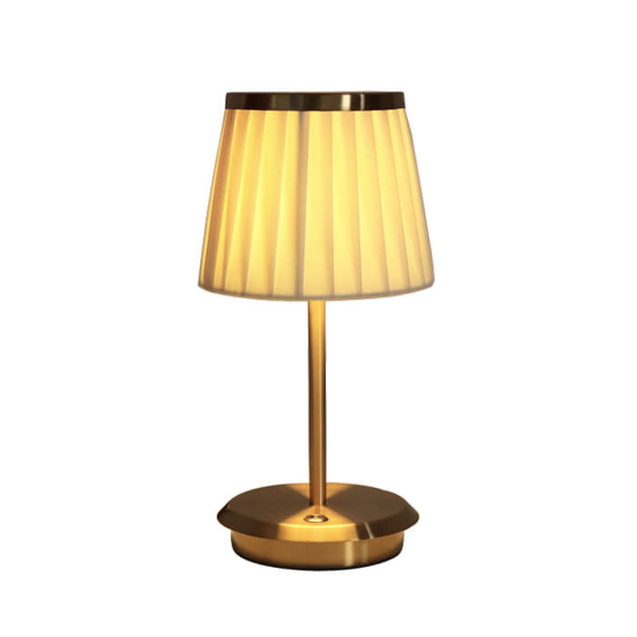 Golden DreamDrape Table Lamp – Elegance and Flexibility