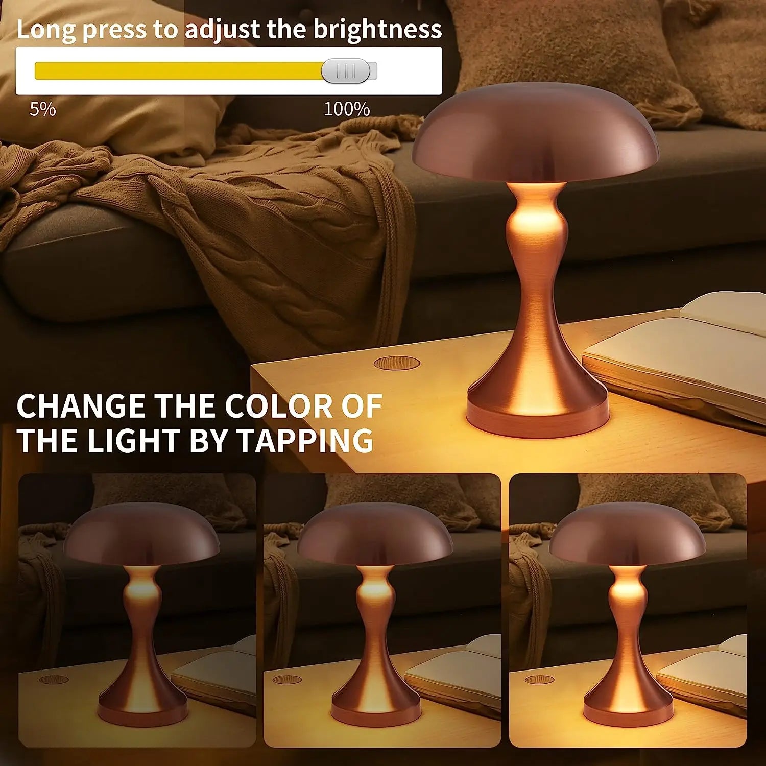 Vespera Luxe - Stylish night light and reading lamp
