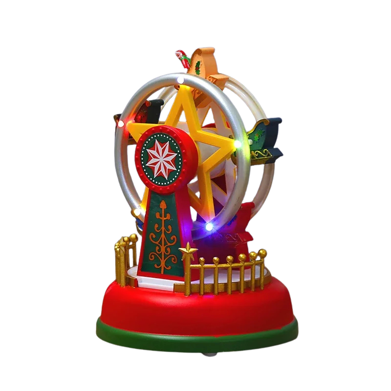 MagicScene Christmas Large Mill - Moving Christmas Decoration with Music