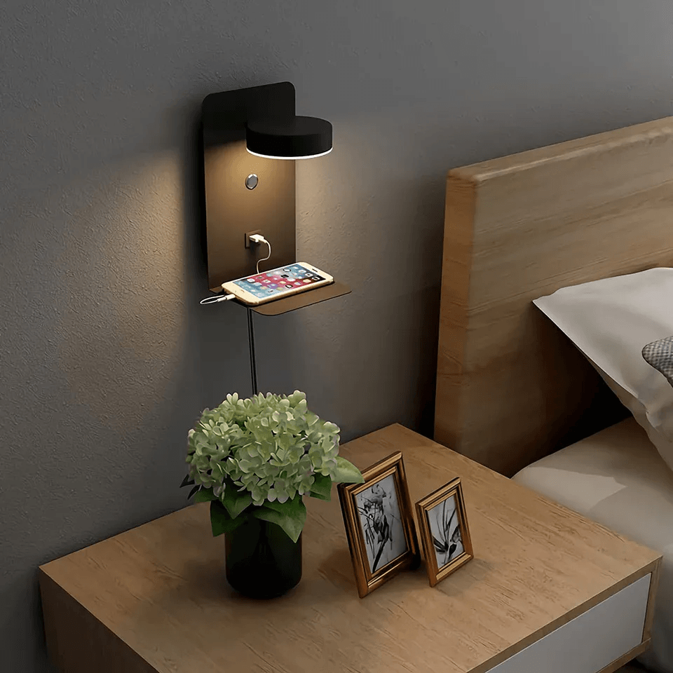GlowUp Light Station – Modern Lamp and Charging Station
