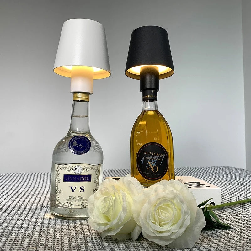 Bottlelight - Trådlös Uppladdningsbar Lampa för Flaskor