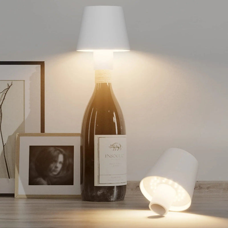 Bottlelight - Trådlös Uppladdningsbar Lampa för Flaskor