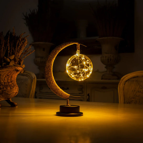 LunarGlow Table Lamp – Magical Moon Lantern for Dreamy Moods