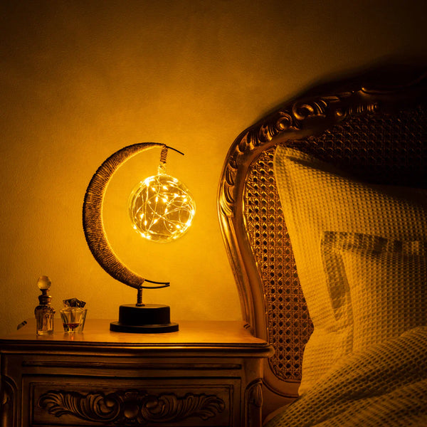 LunarGlow Table Lamp – Magical Moon Lantern for Dreamy Moods