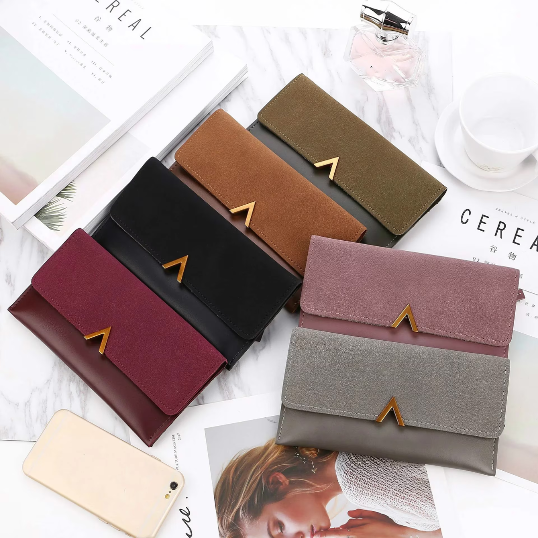 VelvetLux - Stylish Leather Wallet for Women