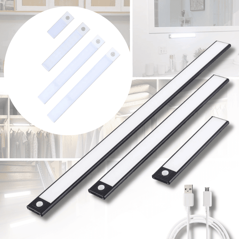 RechargeGlow LED-remsor – Uppladdningsbar sensorbelysning för hemmet