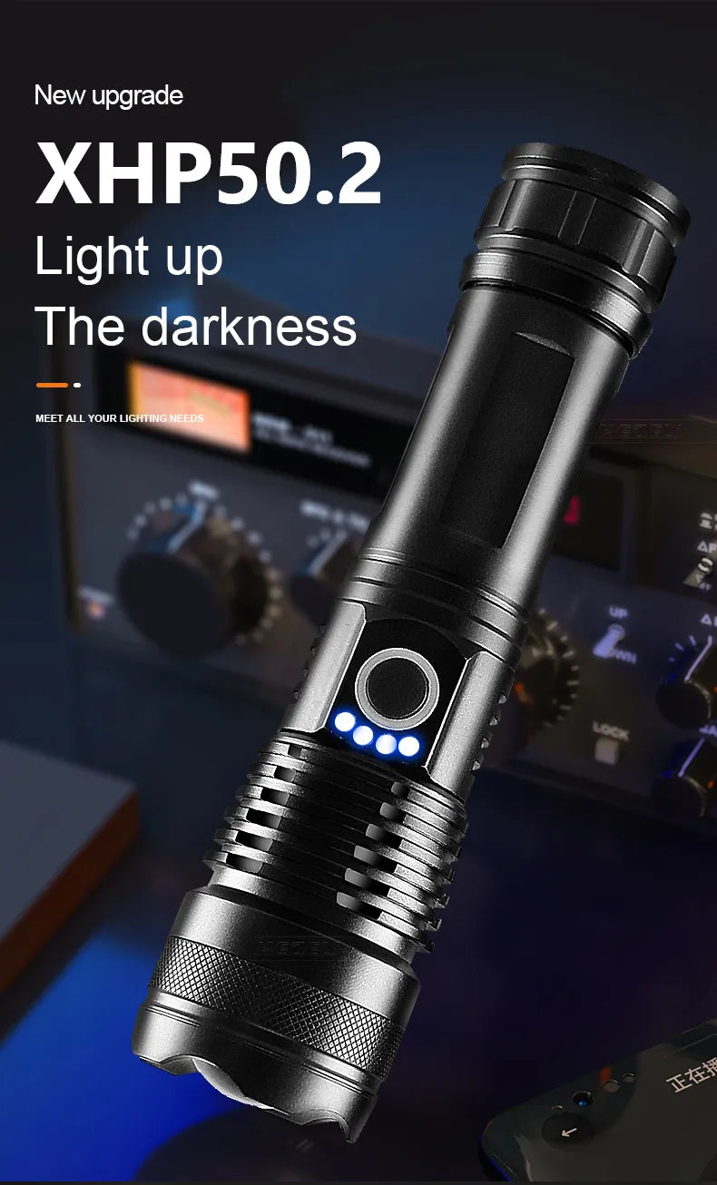 PowerBeam – Rechargeable LED Flashlight for Adventure
