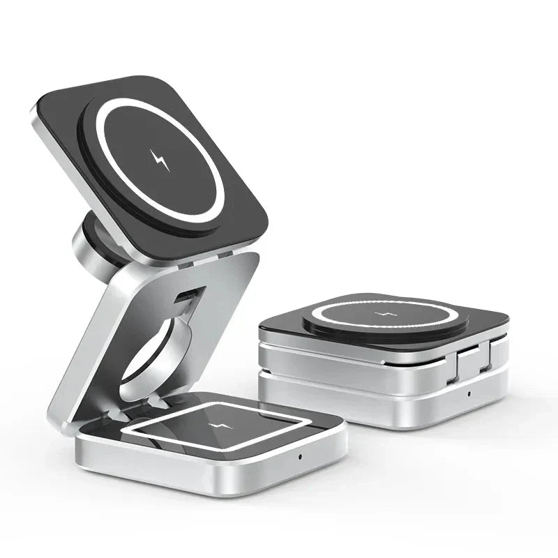 PowerFlex 3-in-1 Charging Station - Magnetic &amp; Foldable Charging