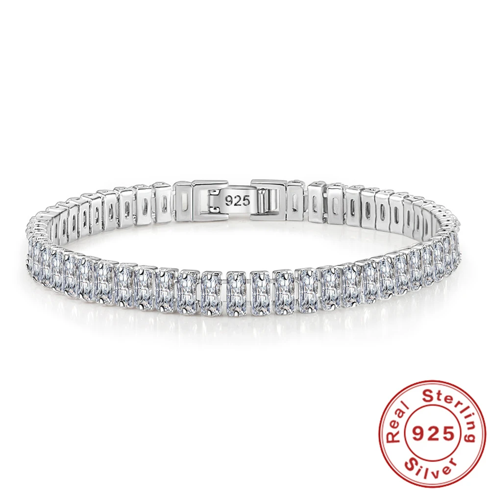 Beautiful Crystal Bracelet Made of High Quality 925 Sterling Silver