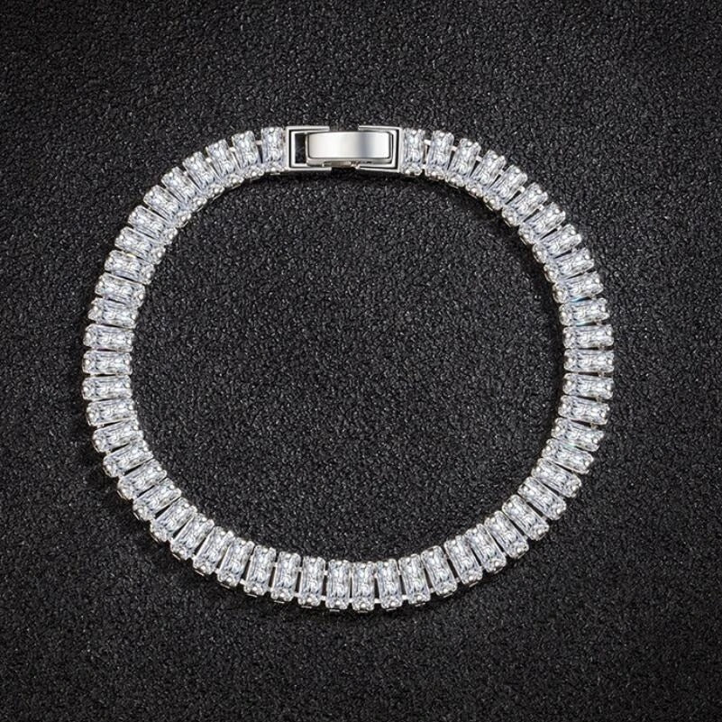 Beautiful Crystal Bracelet Made of High Quality 925 Sterling Silver