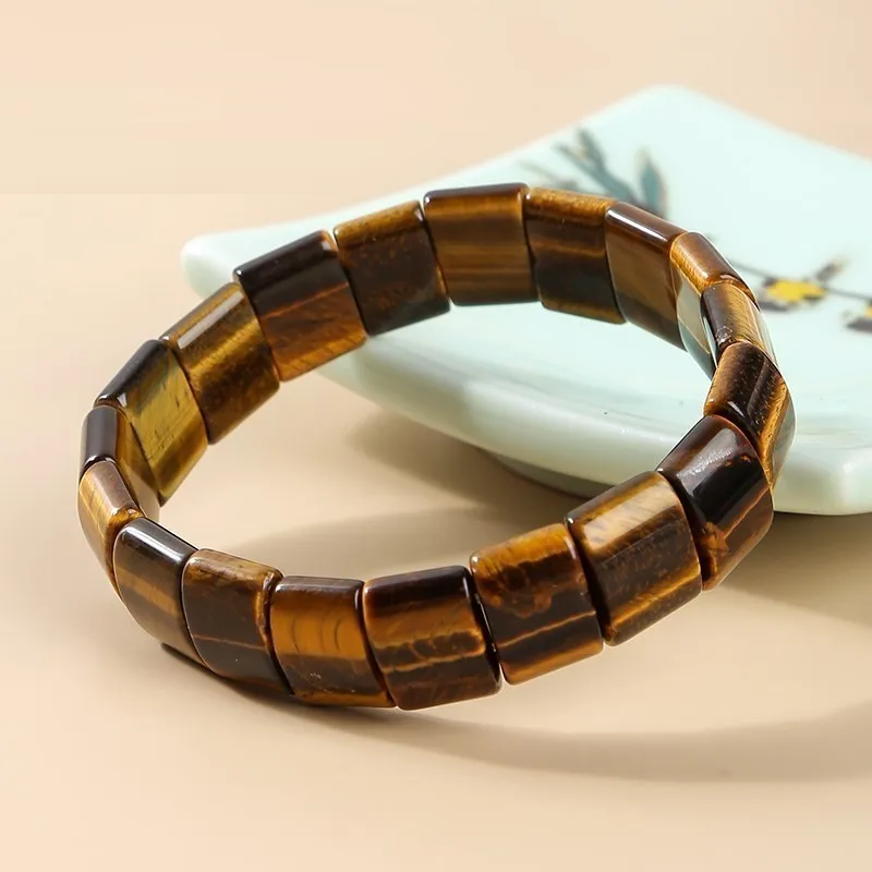 Vibrant Tri-Color Tiger Eye Bracelet | Strength and Elegant Design