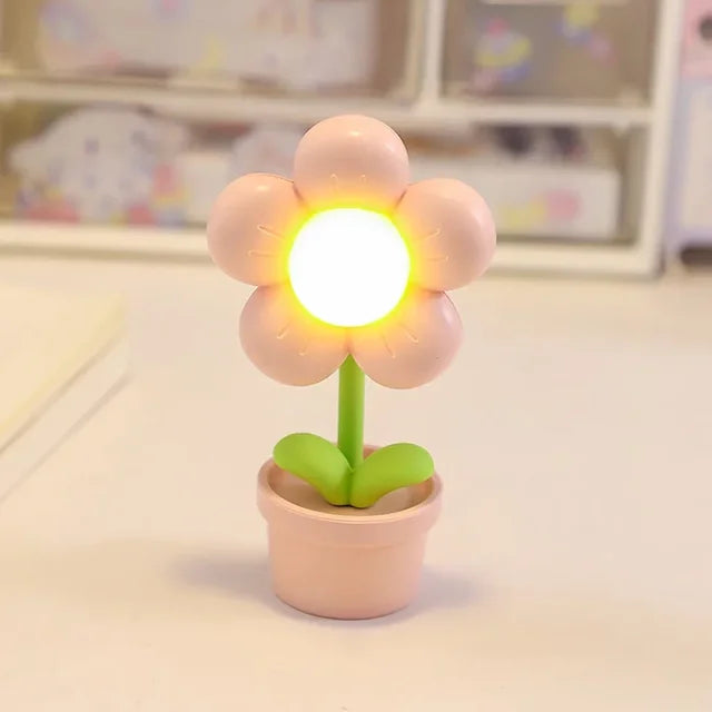 BloomLite – Atmospheric Floral Table Lamp with Soft LED Lighting