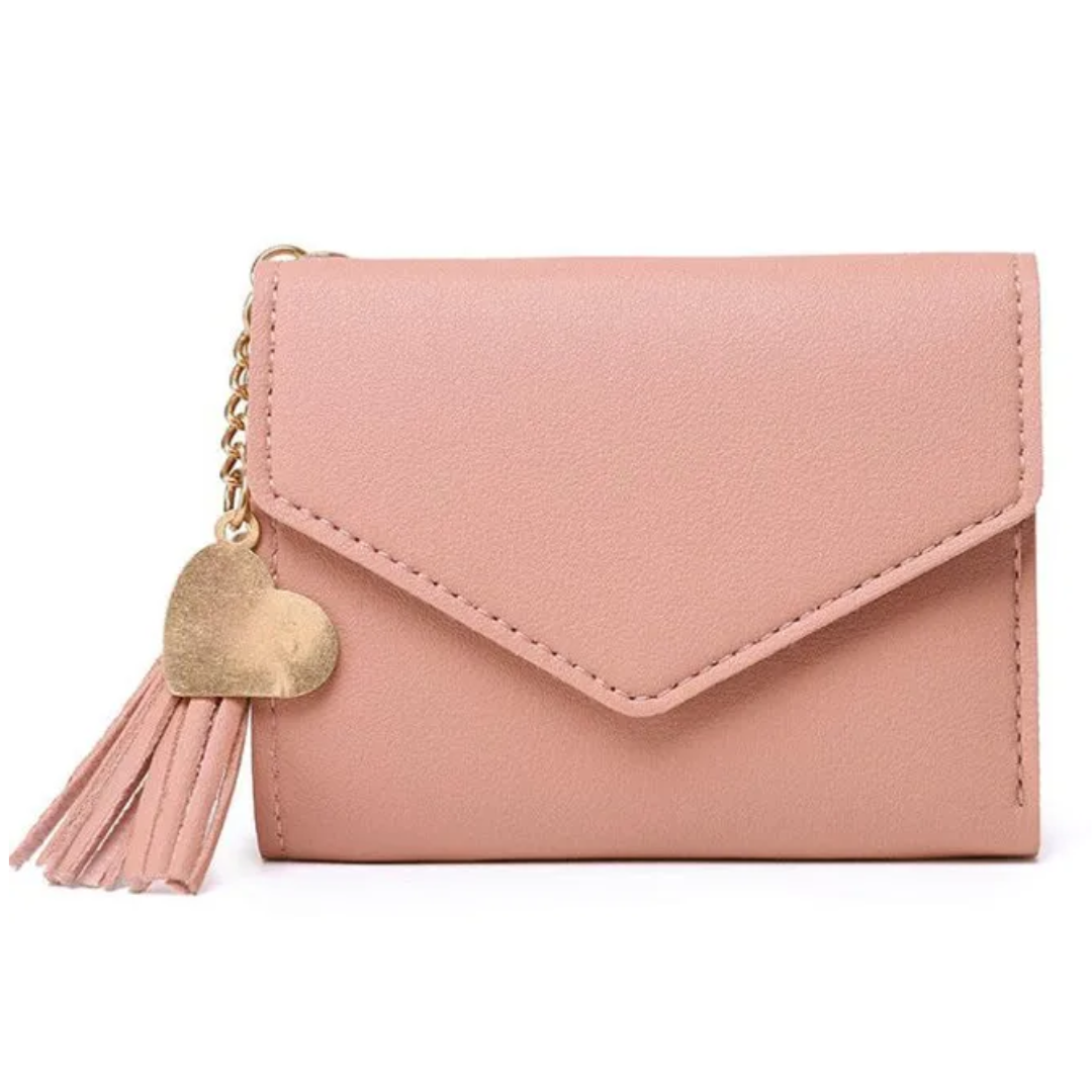 MiniPouch - Elegant Compact Wallet with Fringe