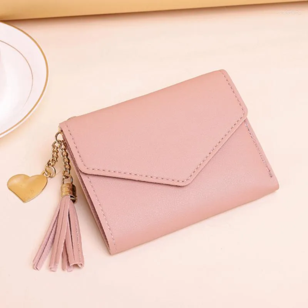 MiniPouch - Elegant Compact Wallet with Fringe