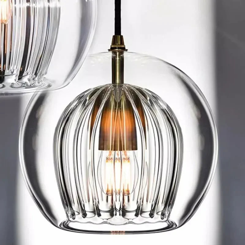 GlassElegance Pendant - Modern Hanging Lamp