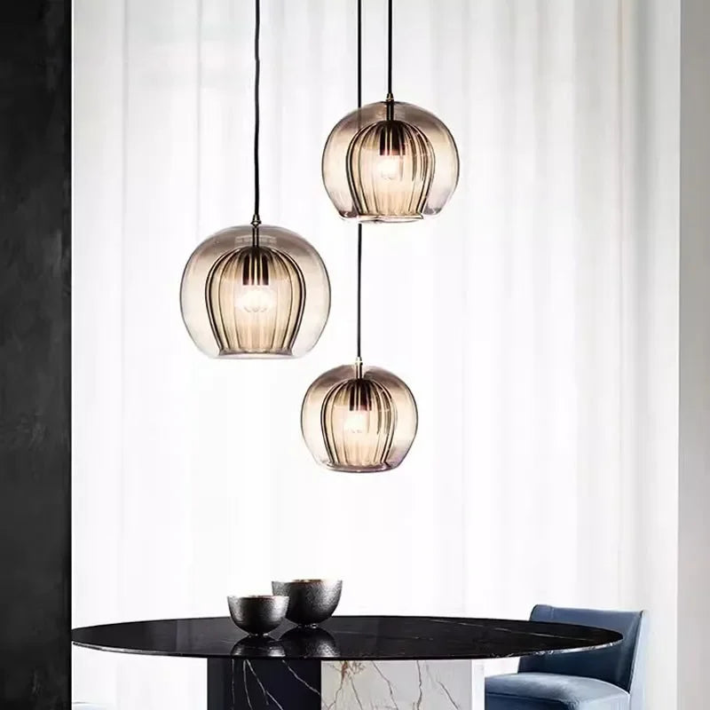 GlassElegance Pendant - Modern Hanging Lamp