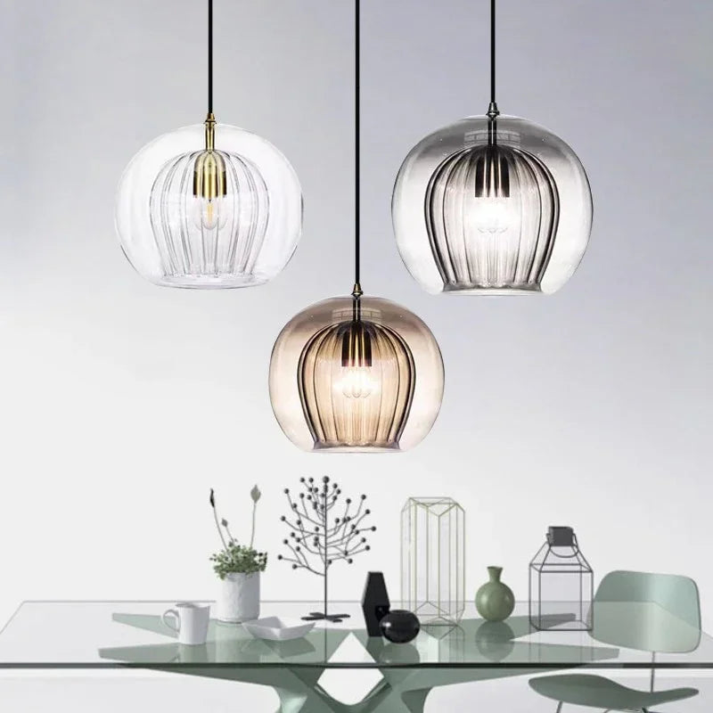 GlassElegance Pendant - Modern Hanging Lamp